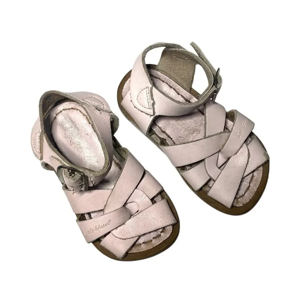 Salt Water Sandals Hoy Summer Light Pink Original Leather Sandal Shoes Toddler 5